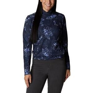 Columbia Blue Floral Sweatshirt